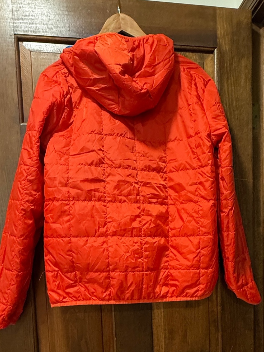 Cotopaxi Puffer Jacket Womens M Blue Red Teca Calido Rocket Science Reversible - Picture 5 of 11